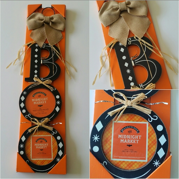 NEW Boo Frame Rustic Perfect for Halloween Fall Farmhouse Home Decor Cozy - Picture 3 of 11